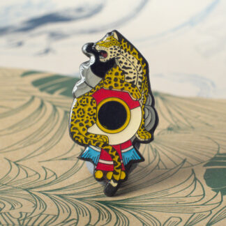 Pin metálico de Tepeyollotl - Tezcatlipoca