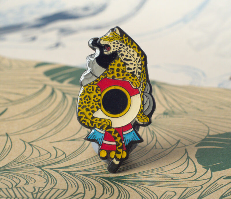 Pin metálico de Tepeyollotl - Tezcatlipoca