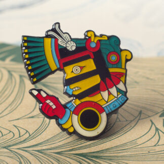Pin metálico de Tezcatlipoca