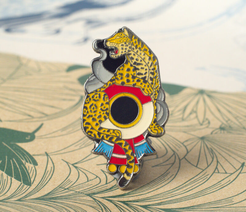 Pin metálico de Tepeyollotl - Tezcatlipoca - Image 5
