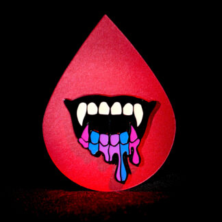 Spooky Pride - Queer Bite - Bisexual Flag