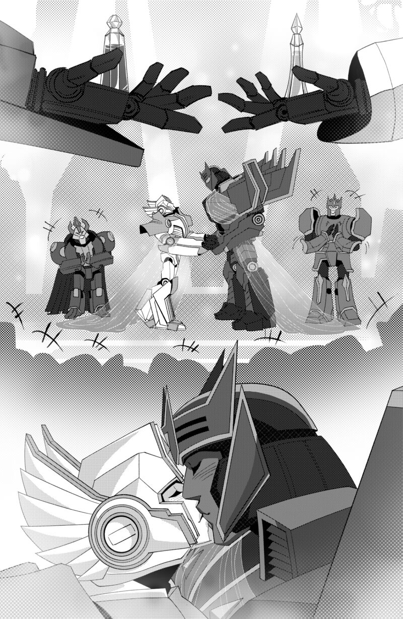 Gray Scale Comic Page - Image 4