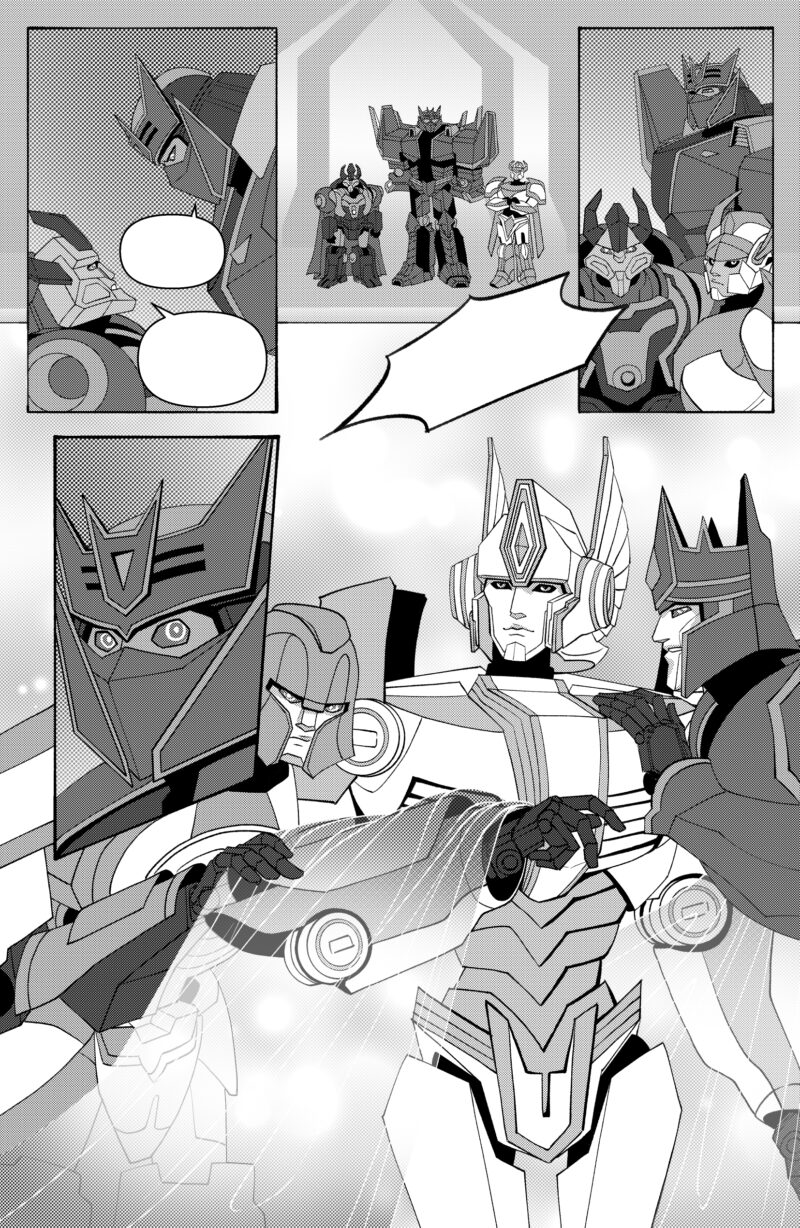 Gray Scale Comic Page - Image 5