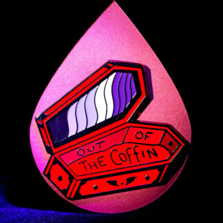 Spooky Pride - Out of the Coffin - Ace Flag