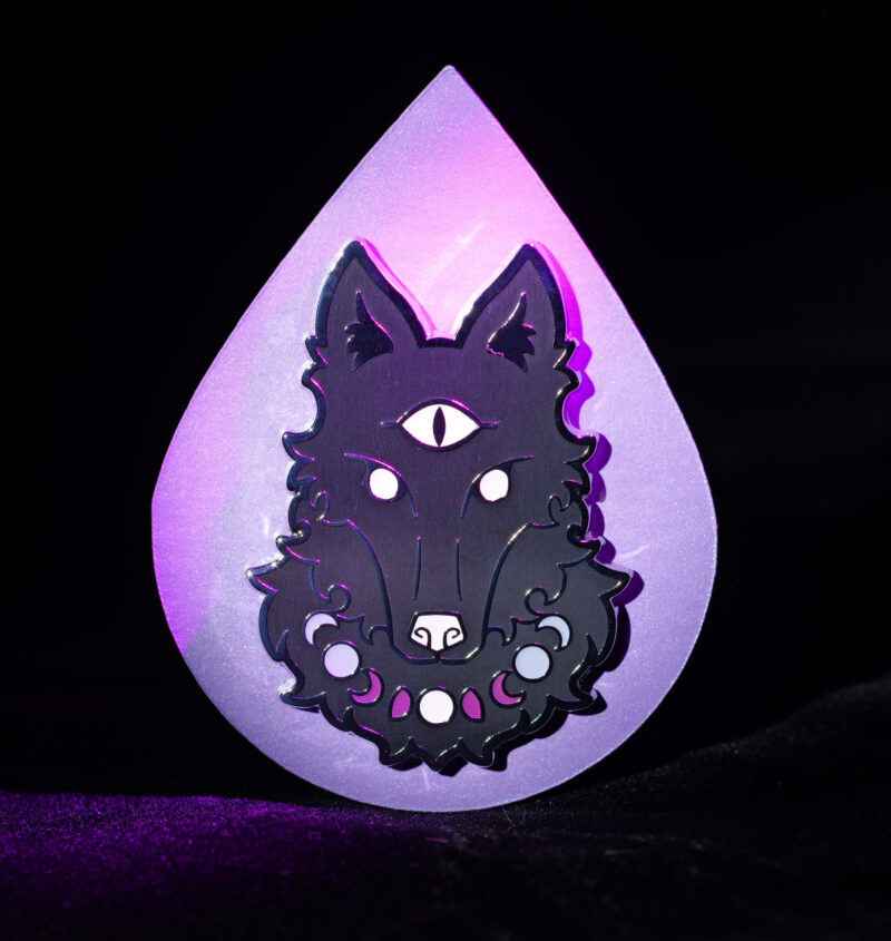 Spooky Pride - Werewolf - Asexual Flag