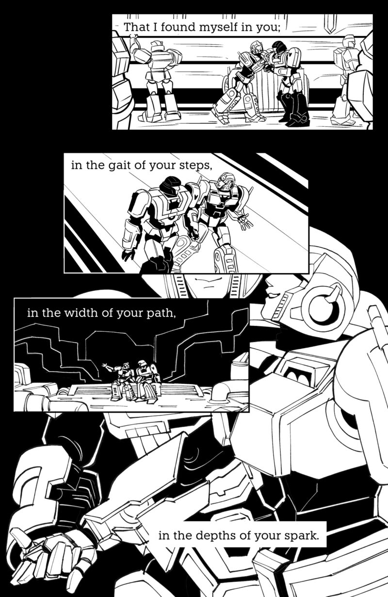 B&W Comic Page - Image 3