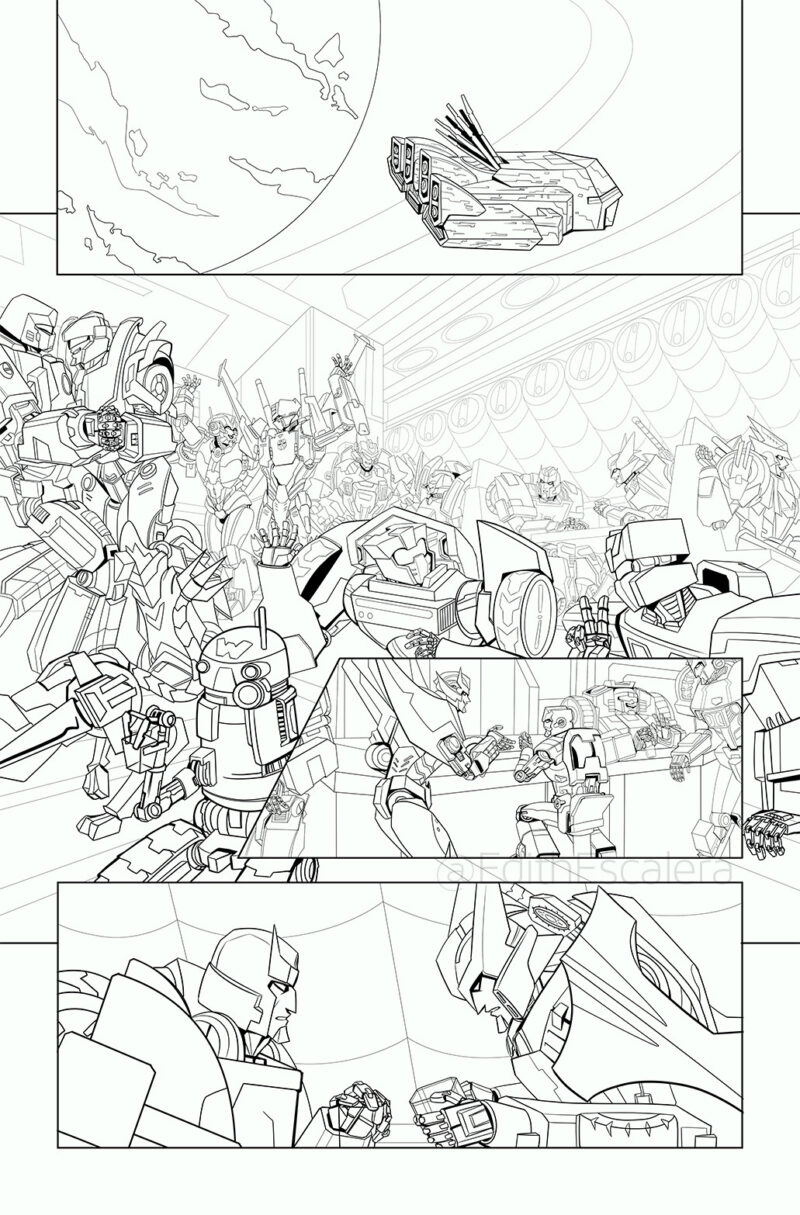 B&W Comic Page