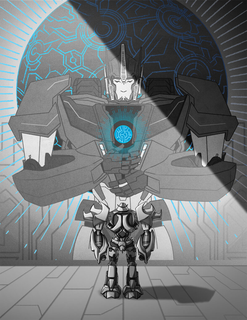 Gray Scale Comic Page - Image 3