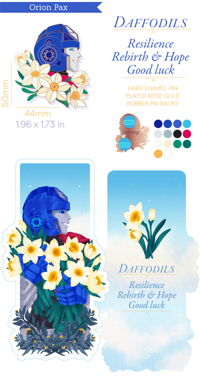 PRE-ORDERS for Florescere: A TF Enamel pin Set - Image 26
