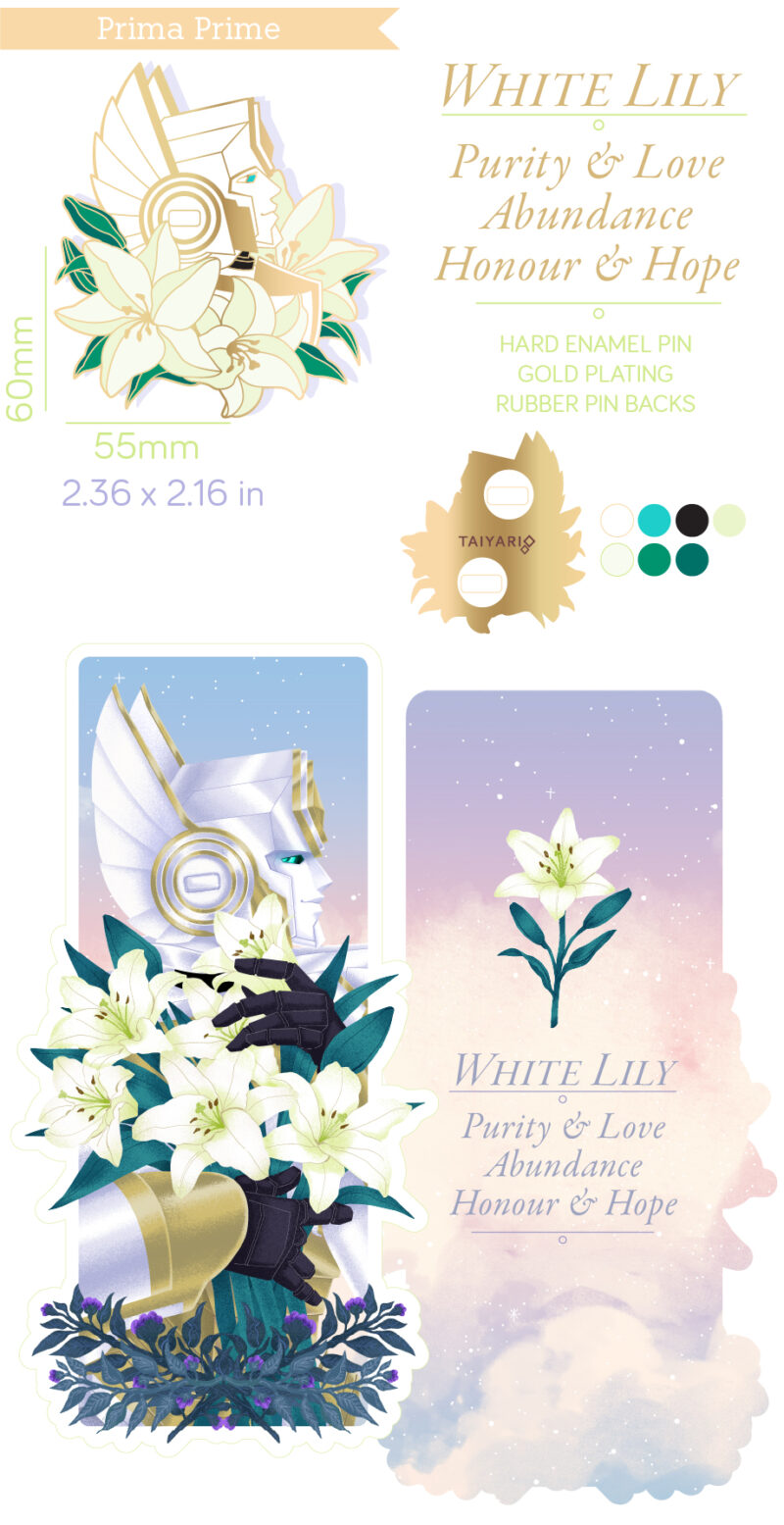 PRE-ORDERS for Florescere: A TF Enamel pin Set - Image 28