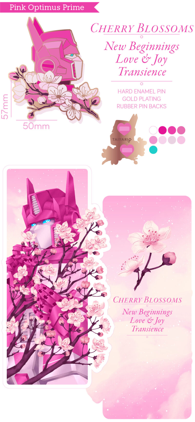 PRE-ORDERS for Florescere: A TF Enamel pin Set - Image 30