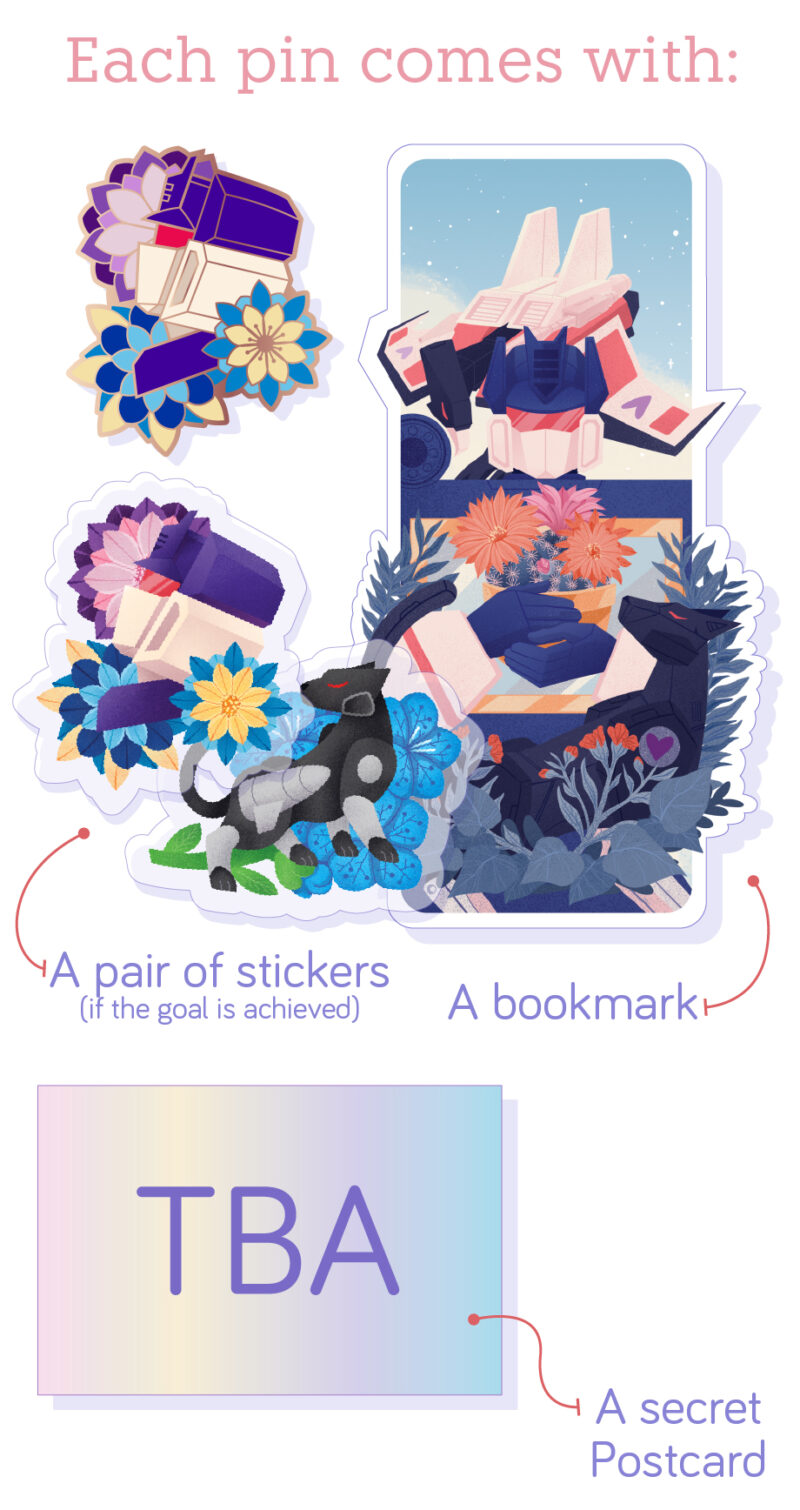 PRE-ORDERS for Florescere: A TF Enamel pin Set - Image 31