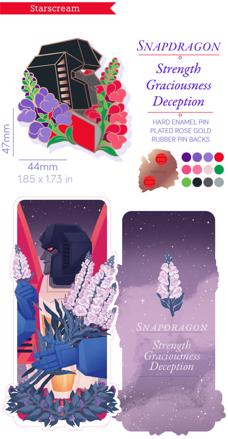 PRE-ORDERS for Florescere: A TF Enamel pin Set - Image 19