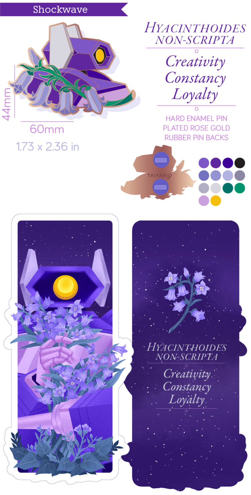 PRE-ORDERS for Florescere: A TF Enamel pin Set - Image 22