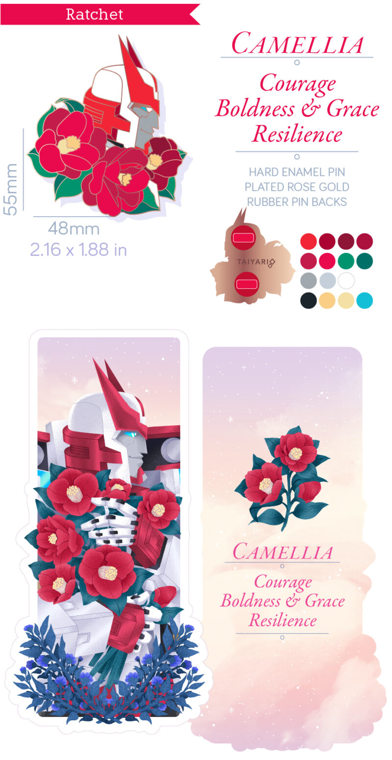 PRE-ORDERS for Florescere: A TF Enamel pin Set - Image 24