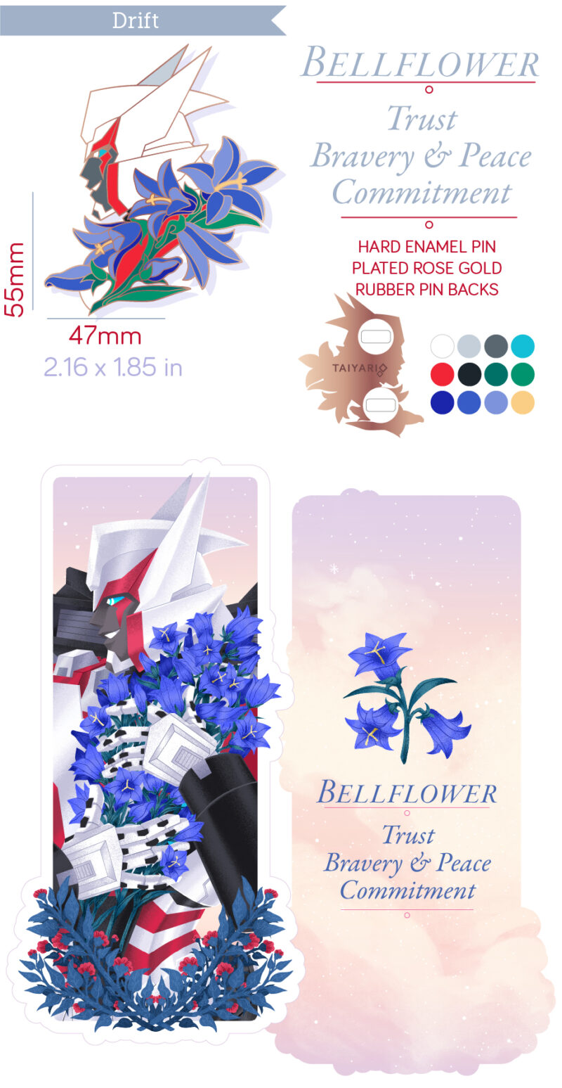 PRE-ORDERS for Florescere: A TF Enamel pin Set - Image 25